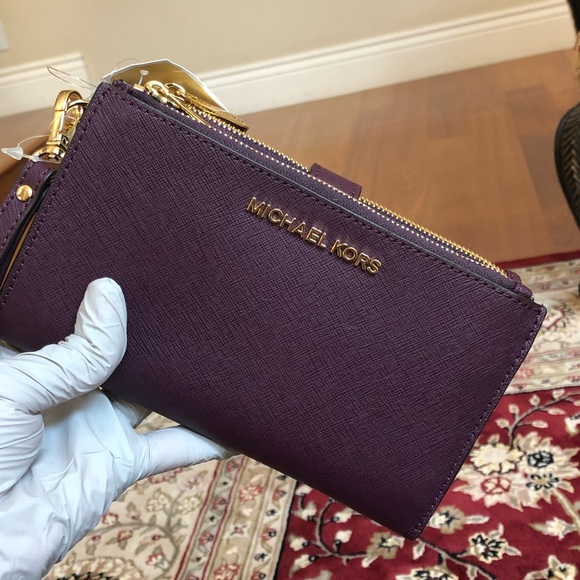 Michael kors double zip SmartHome wallet wristlet - Picture 4 of 8